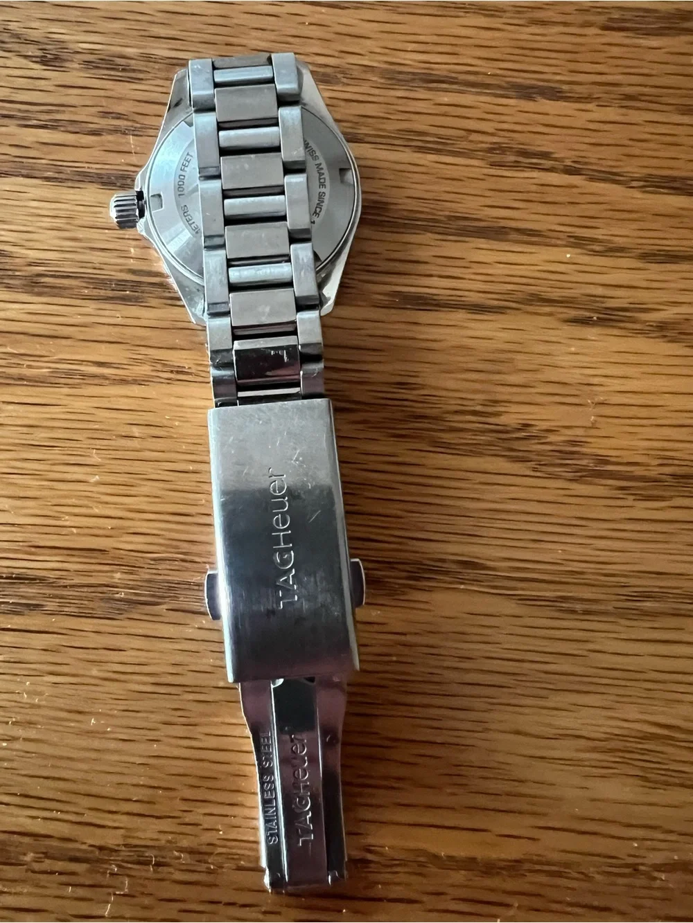 Women’s Tag Heuer Aquaracer Silver Watch with White Dial